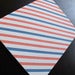 Image of 1805B - oxford stripe blank letterpress note cards - set of 6