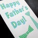 Image of 1709 - bow + tie father's day card