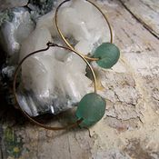 Image of Hoops- Brass, Ocean