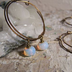 Image of Hoops- Brass, Snow