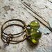 Image of Mini Hoops- Brass, Grass