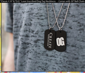 Image of Create Originals Laser Inscribed Dog Tags