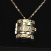 Image of Solid Silver Treasure Chest Locket