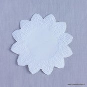 Image of Napperon dentelle en papier "Petite Fleur", par 5