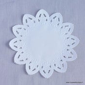 Image of Napperon dentelle en papier "Fleur", par 5