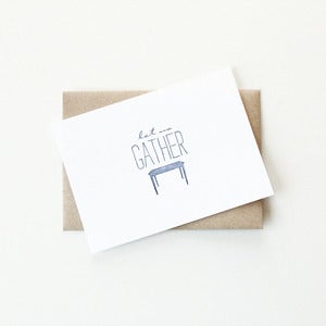 Image of Let Us Gather Note Card