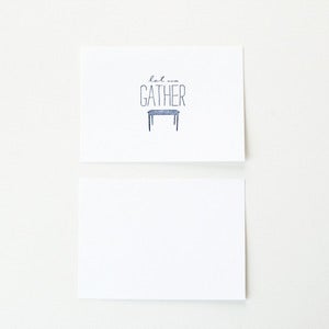 Image of Let Us Gather Note Cards (Set of 5)