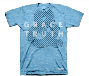 Image of Grace & Truth Tee - Blue