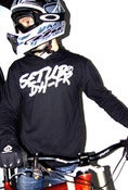Image of DHFR Hooded LS Tee // Black