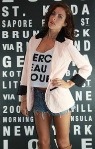 Image of PEACH TREAT BLAZER 