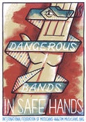 Image of Dangerous Bands In Safe Hands - Single Print