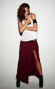 Image of One Teaspoon Defender Jersey Maxi Skirt 