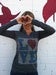 Image of love - burnout hoody - grey