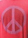 Image of peace - men's crew neck t-shirt