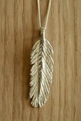 Image of Feather Necklace 3D Small
