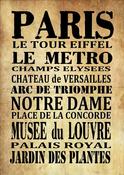 Image of Paris Bus Scroll Print