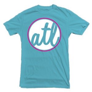 Image of Atlanta 'ATL' Circle Graphic T-Shirt - Bayside