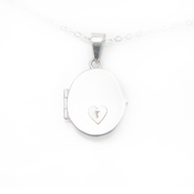 Image of Sterling Silver Monogram Locket