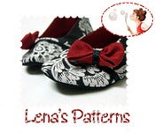 Image of Formal baby ballerina shoes pattern