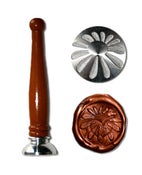 Image of Stamper 023 - Unique flower design wax seal stamp