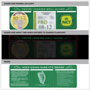 Image of ‘YOU'RE LOOKING WELL GUARD’ Tax/Insurance/NCT Disc Holder