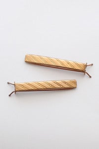 Image of Deadstock Hair Barrettes - Dots and Dashes