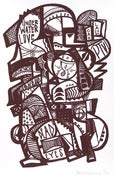 Image of DEAD EYES - 12"x18" Serigraph - Limited Edition of 15