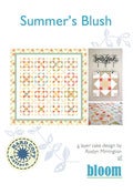 Image of 'Summer's Blush' hard copy quilt pattern