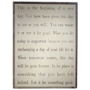 Image of This is the Beginning of a New Day by Sugarboo Designs