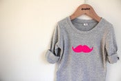 Image of T-shirt moustachitO gris chiné ♥