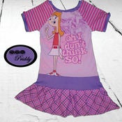 Image of **SOLD OUT** Phineas and Ferb Candace Dress - Size 8/9/10