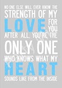 Image of "Strength of my love" Print