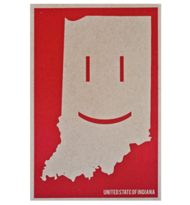 Smiling Indiana Poster