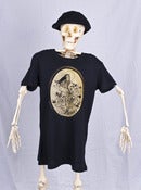 Image of DIY "Bird in hand" Woman's black T-shirt