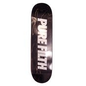 Image of PUREFILTH Logo Deck  Black Stain