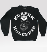 Image of Target Skull Crew Neck - Black