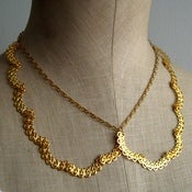 Image of Scalloped Peter Pan Collar Laced Necklace