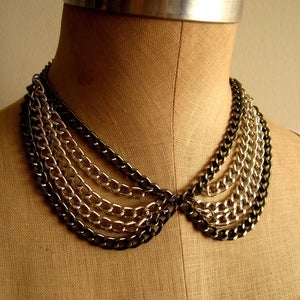 Image of Peter Pan Layered Collar Necklace