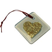 Image of Gold Heart Small Hanging