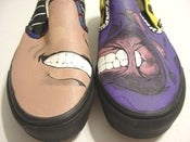Image of  Custom "Two Face" Tommy Lee Jones Batman Forever Movie Vans