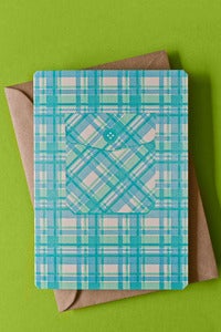 Dad's Summer Barbecue Flanno Card