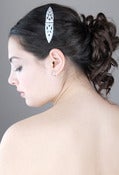 Image of Pointed Grecian Rhinestone Comb