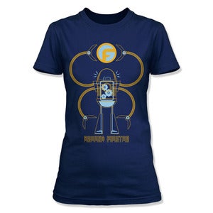 Image of Ground Fighter "Fighting Machine" Shirt - Navy (Womens)