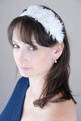 Image of Ostrich & Flower Headband