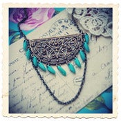 Image of Sautoir Bohème turquoise