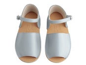 Image of sandales enfant <i>~ voiture ~</i> bleu-gris clair • child sandal shoes ~ light blue-grey
