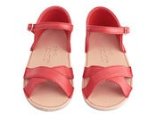 Image of sandales enfant <i>~ mod. croisé ~</i> corail • child sandal shoes ~ corail