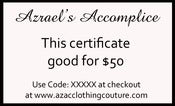 Image of $50 Gift Certificate for $40 