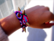 Image of Spike Friendship Bracelet - 3 spikes