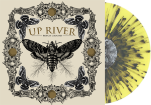 Image of UP RIVER " Rough Ground" 7 inch Yellow Black Splatter LTD 300